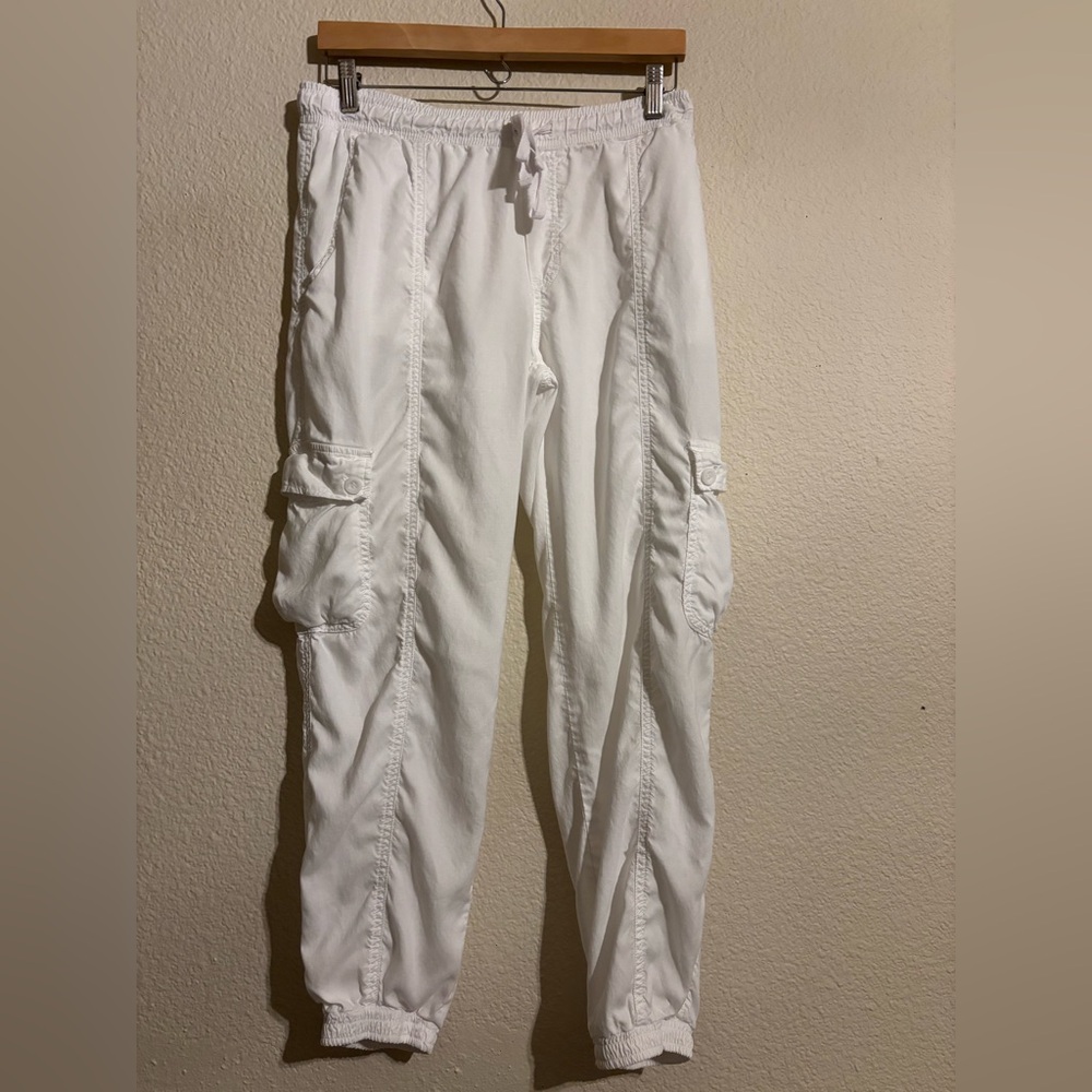 Bella Dahl Cargo Track Pants - White - Picture 4 of 12